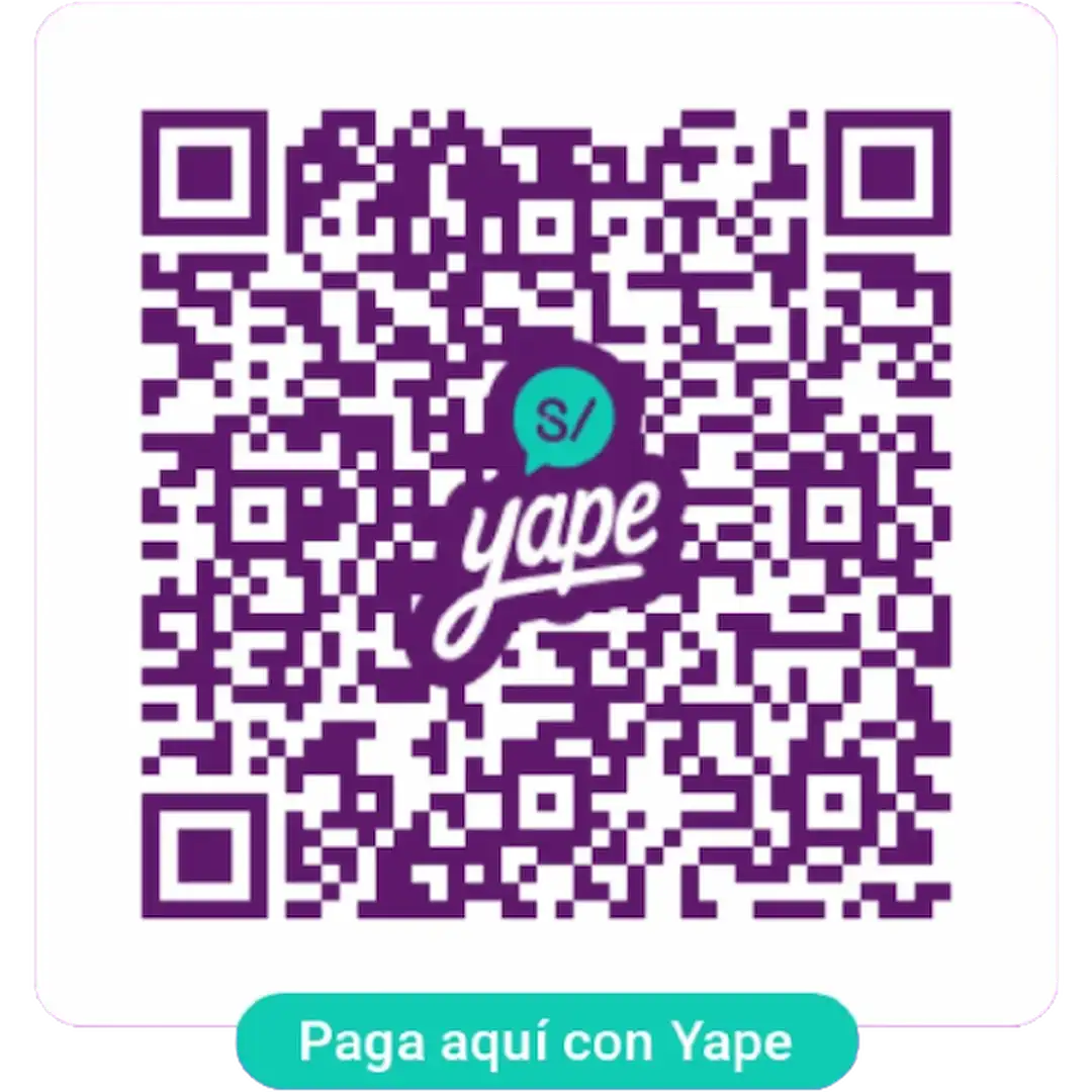 Código QR oficial de Yape de José Vargas