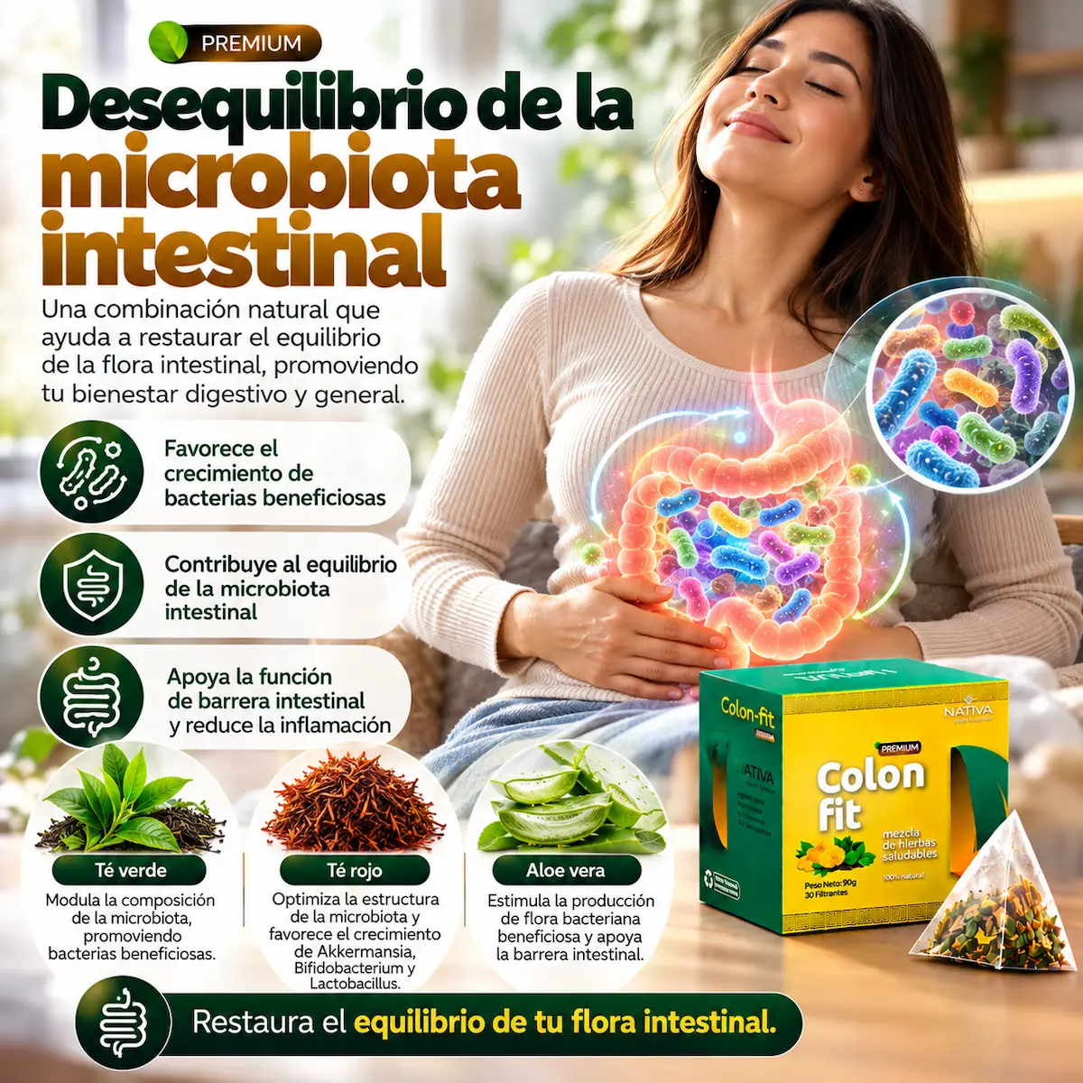 Equilibrio de la flora y Colon Fit