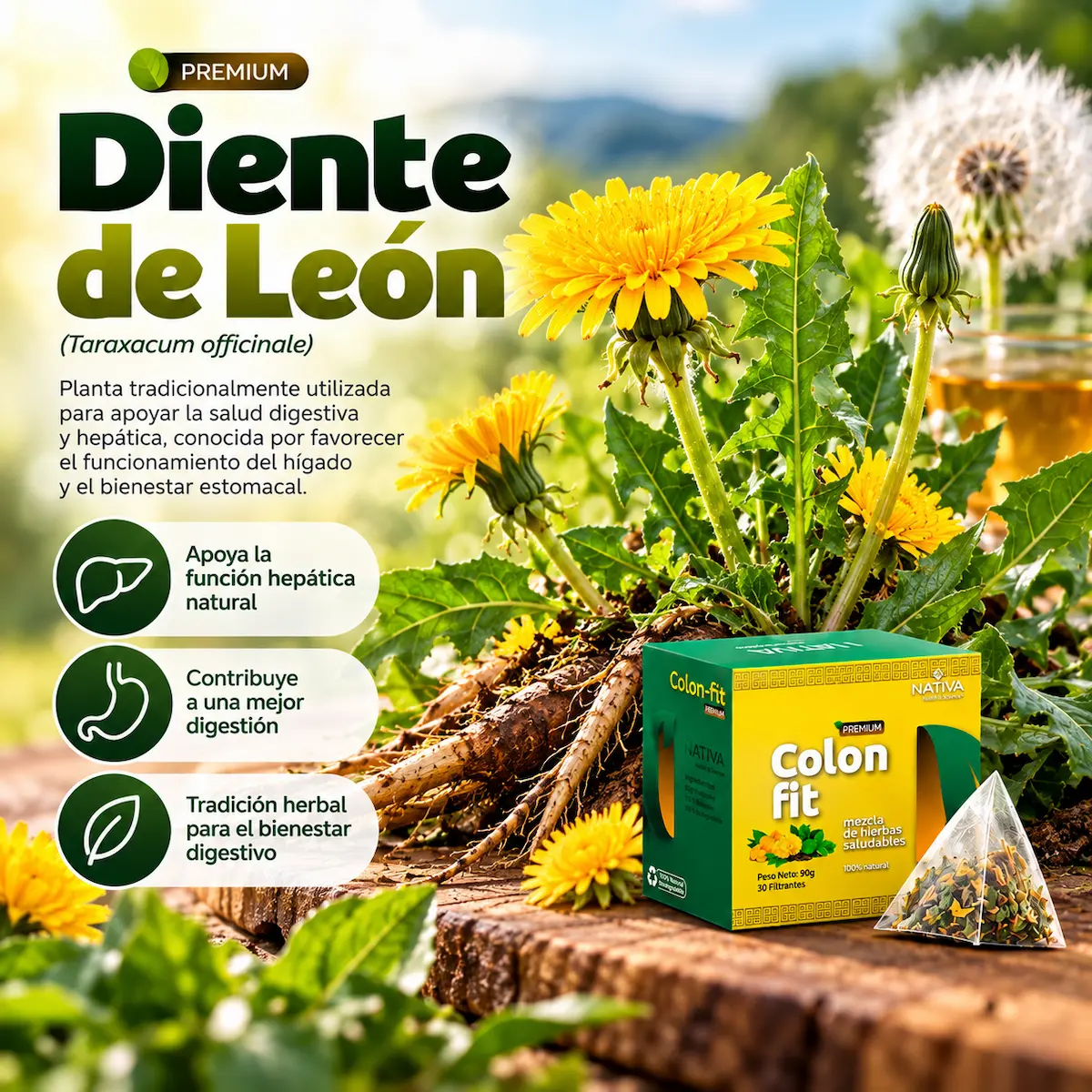 Diente de león declarada en Colon Fit