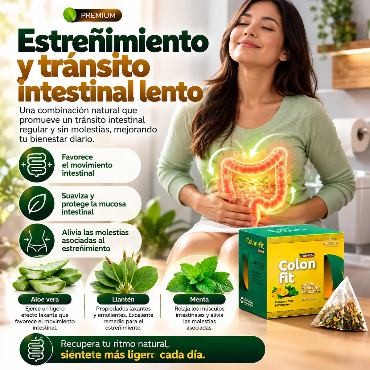 Tránsito intestinal y Colon Fit