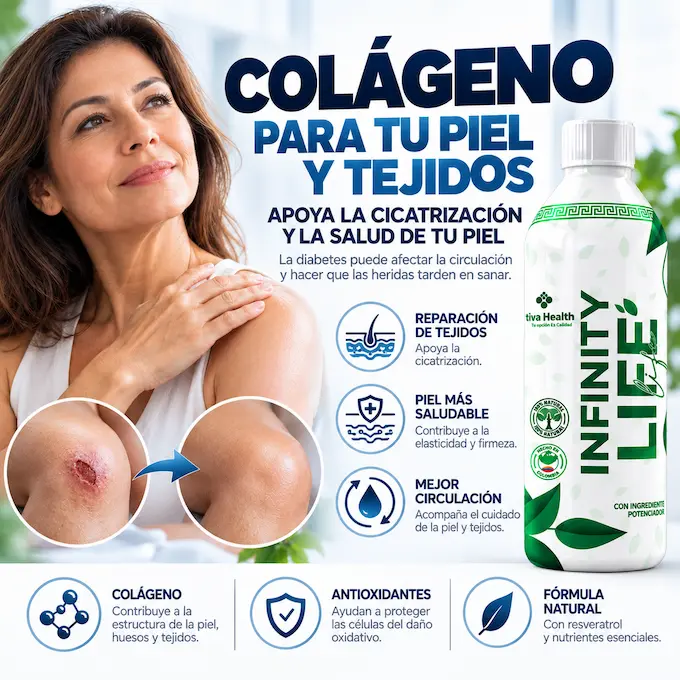 Colágeno en Infinity Life: regeneración de tejidos y vasos sanguíneos