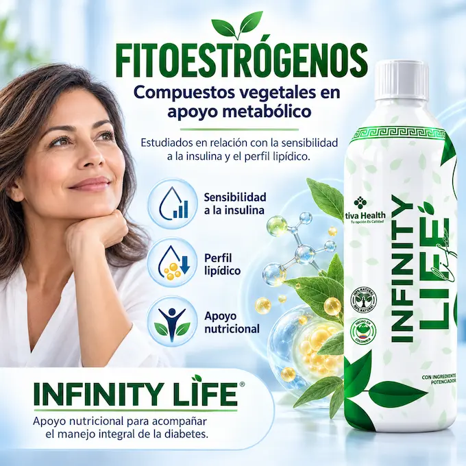 Fitoestrógenos en Infinity Life: regulación metabólica y hormonal