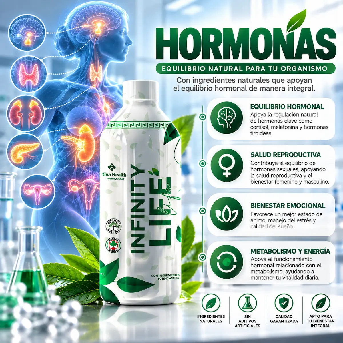 Contexto educativo sobre bienestar hormonal y consulta profesional