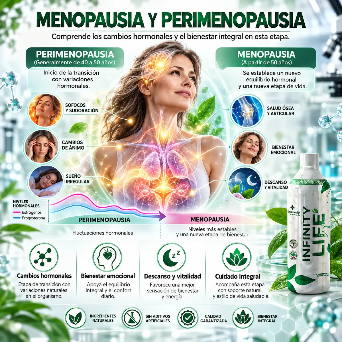 Contexto educativo sobre menopausia y perimenopausia