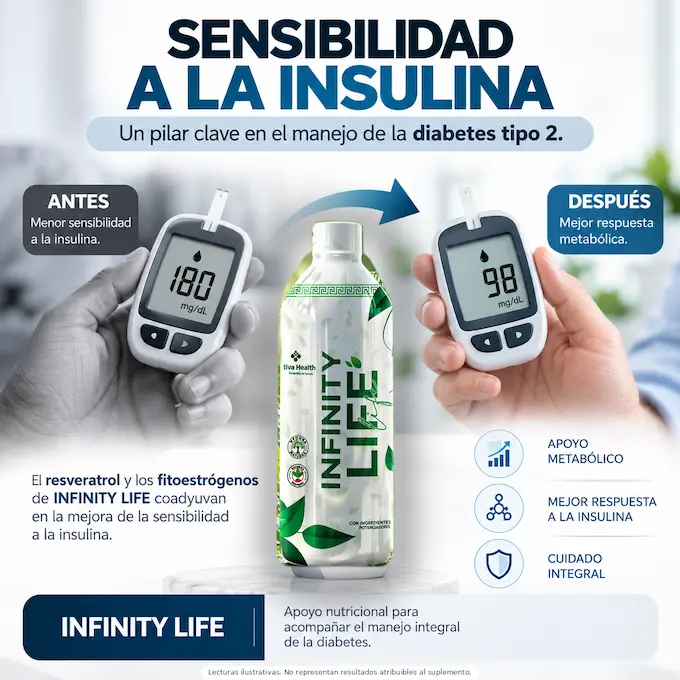 Mejora de la sensibilidad a la insulina: coadyuvante Infinity Life