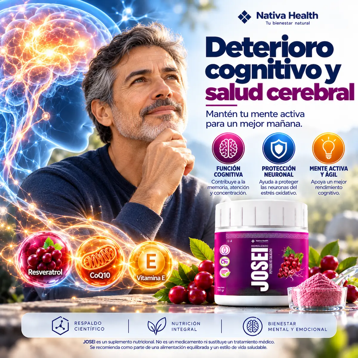 Cerebro y protección celular con JOSEI