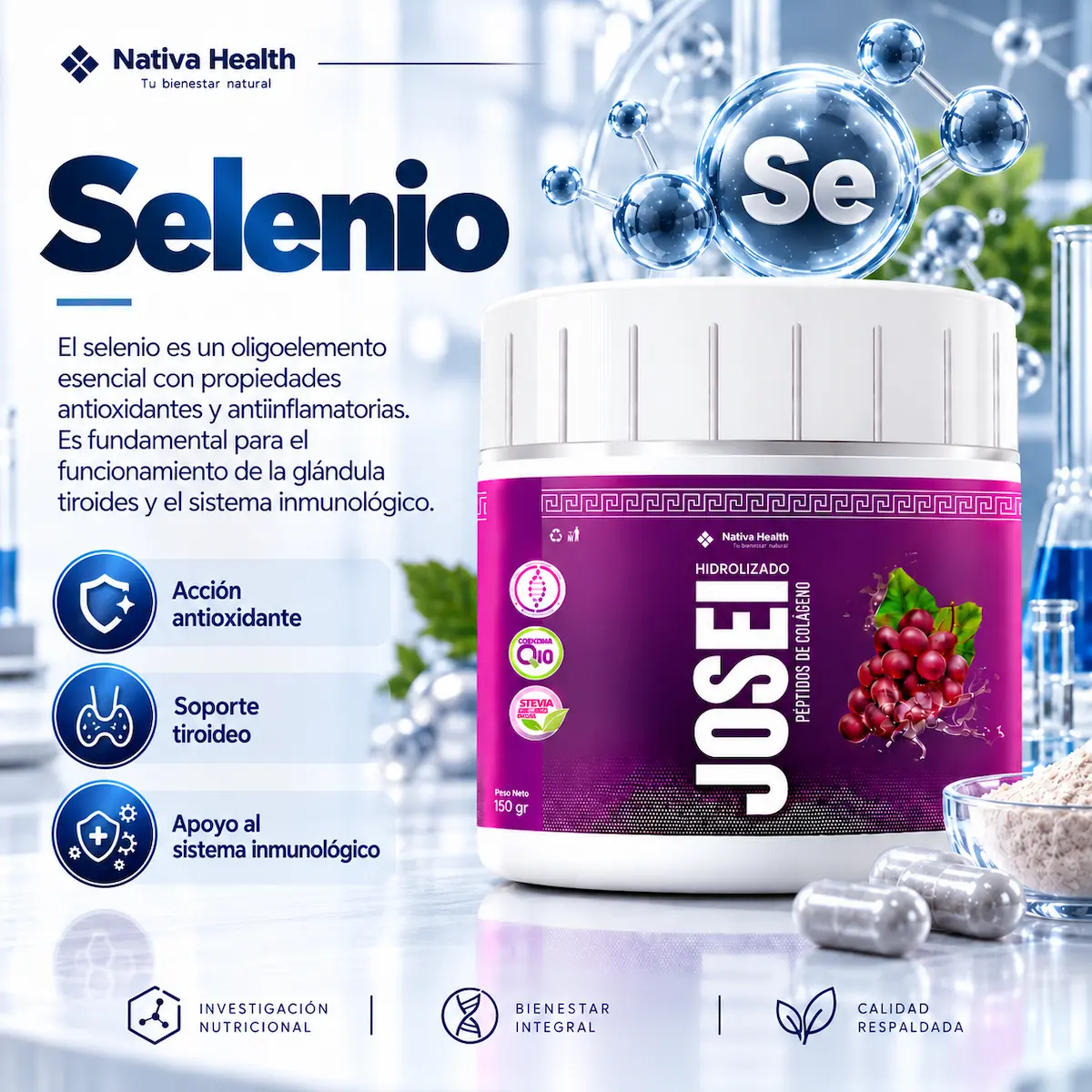 Selenio declarado en JOSEI
