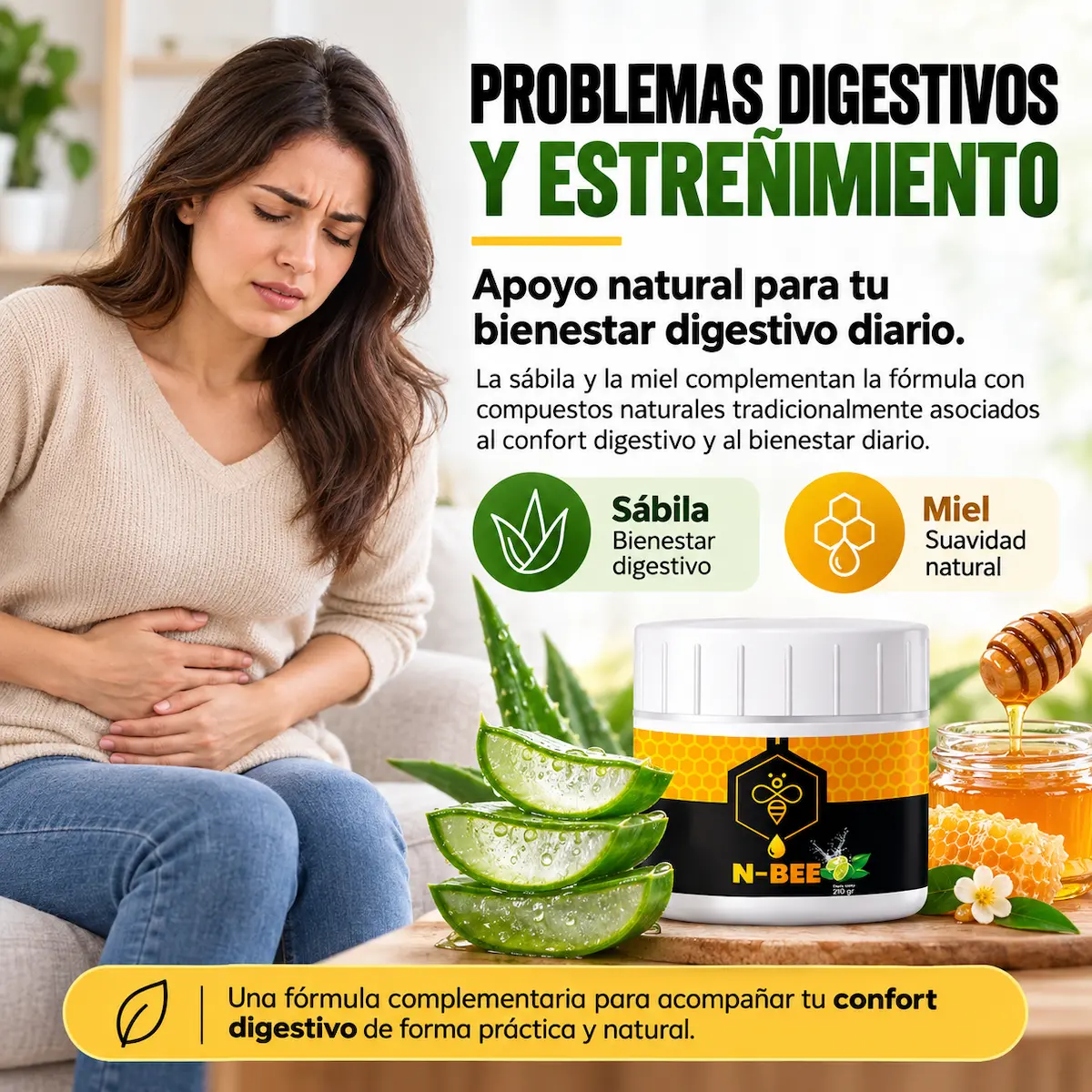 Digestión e hidratación relacionado con N-BEE
