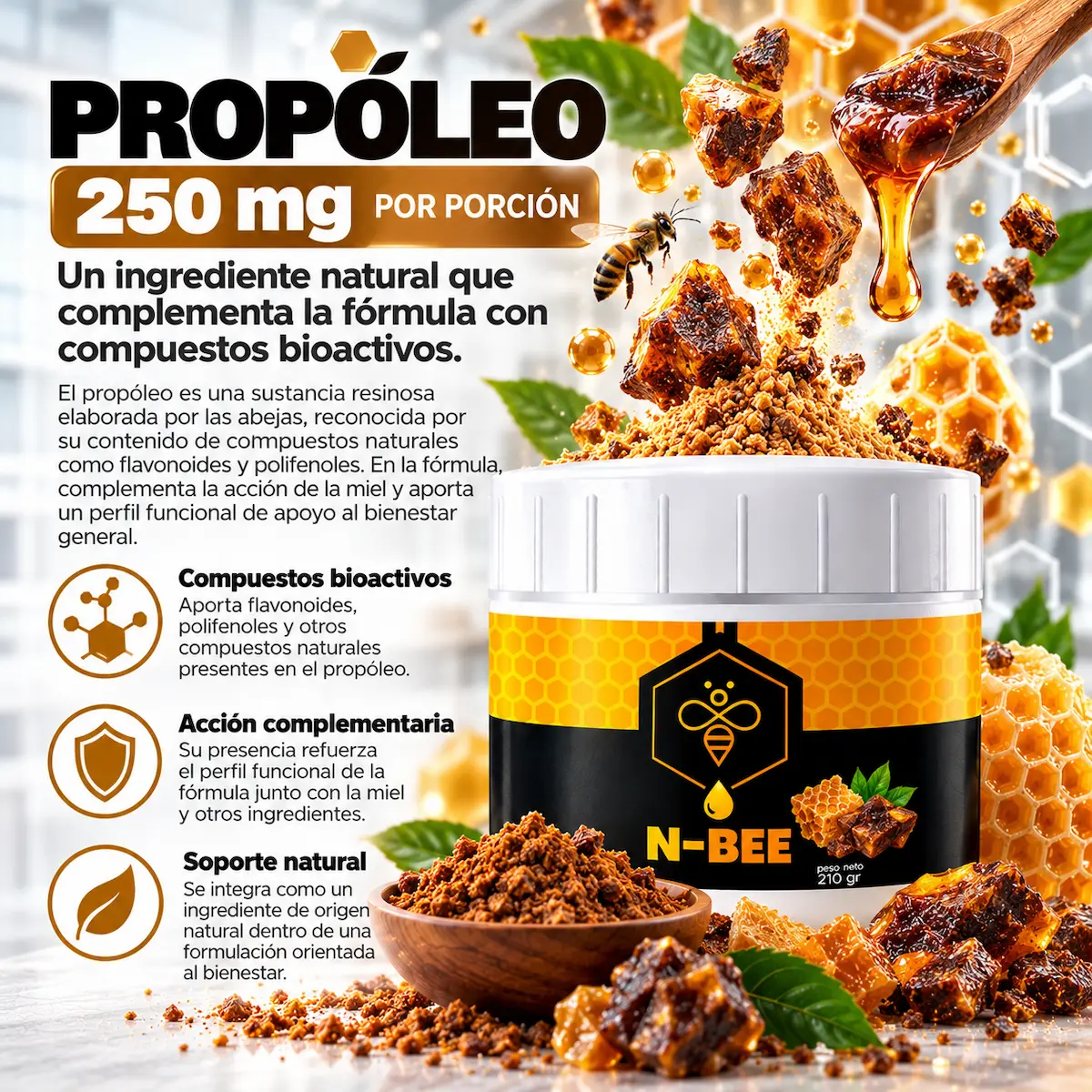 Propóleo declarada en N-BEE