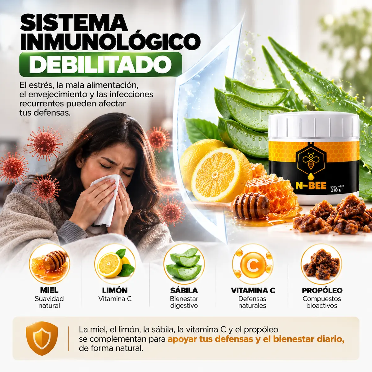 Función inmunitaria relacionado con N-BEE