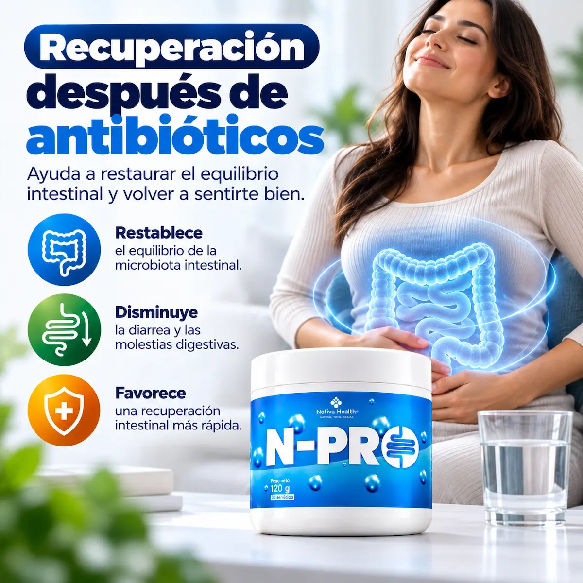 Después de antibióticos relacionado con N-Pro