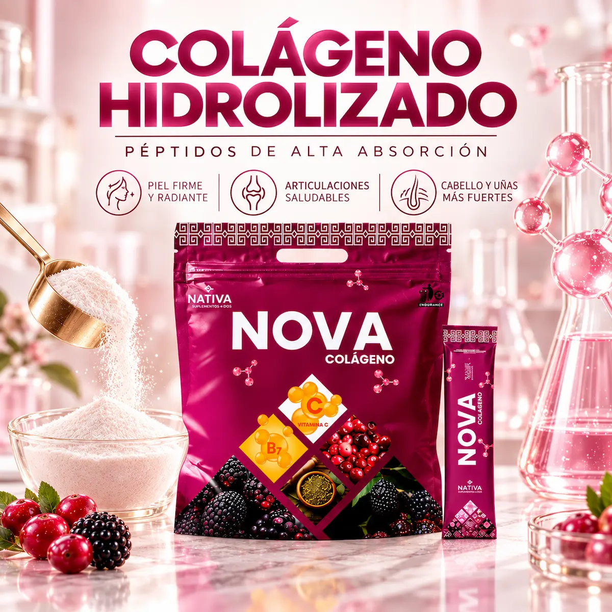 Colágeno Nova e información de fórmula