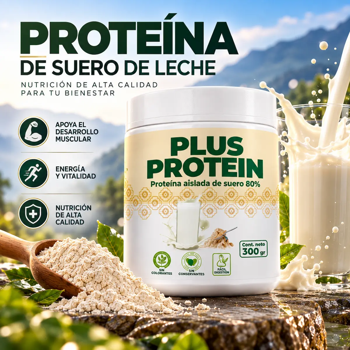 Proteína de suero de leche