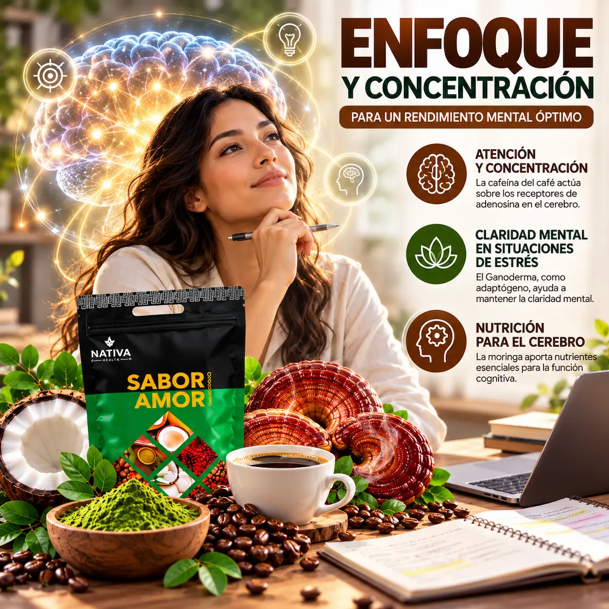 Concentración y enfoque en SABOR-AMOR