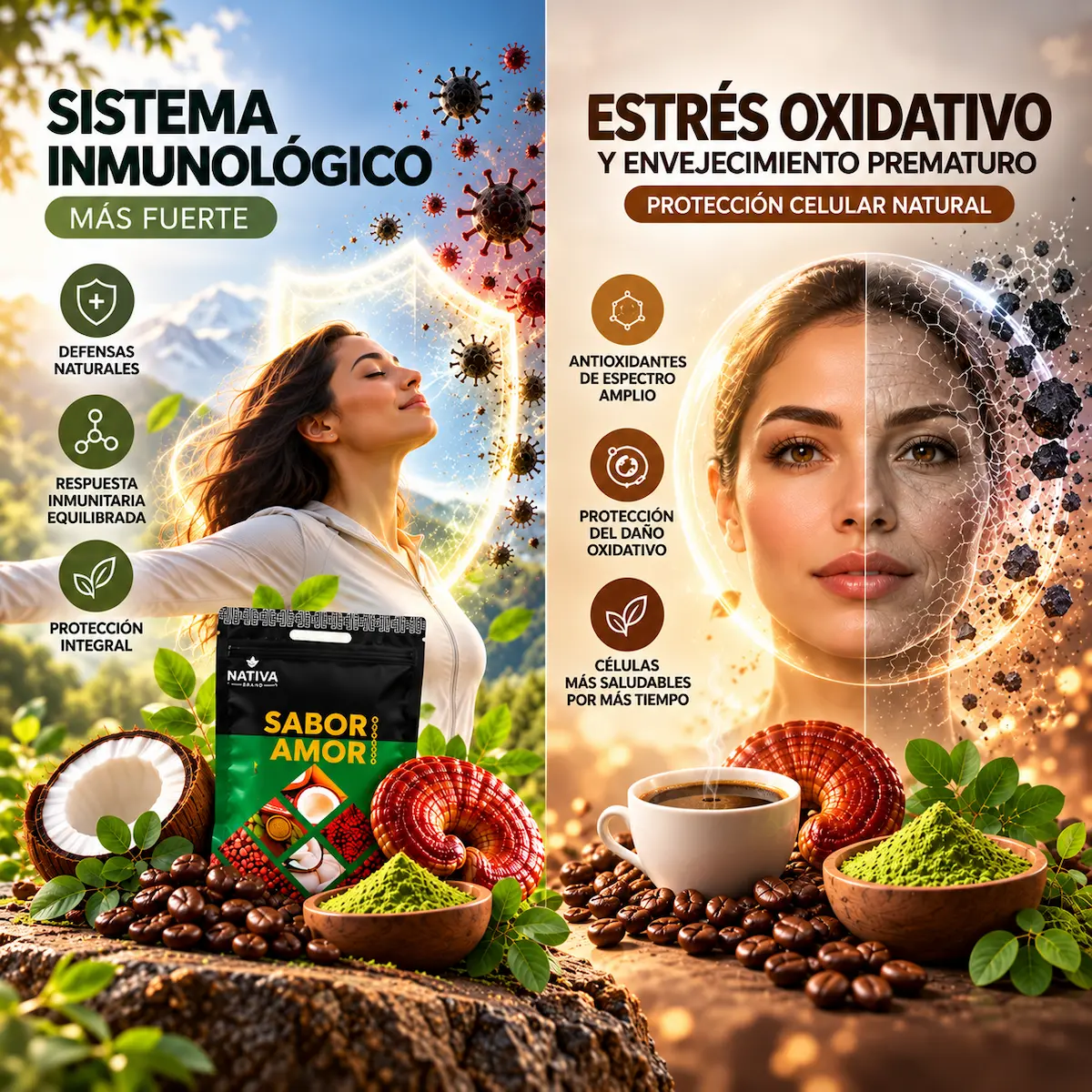 Estrés oxidativo en SABOR-AMOR