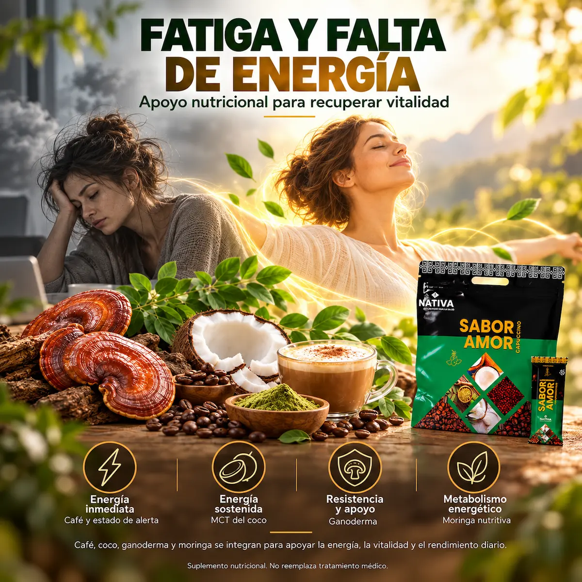 Fatiga y falta de energía en SABOR-AMOR