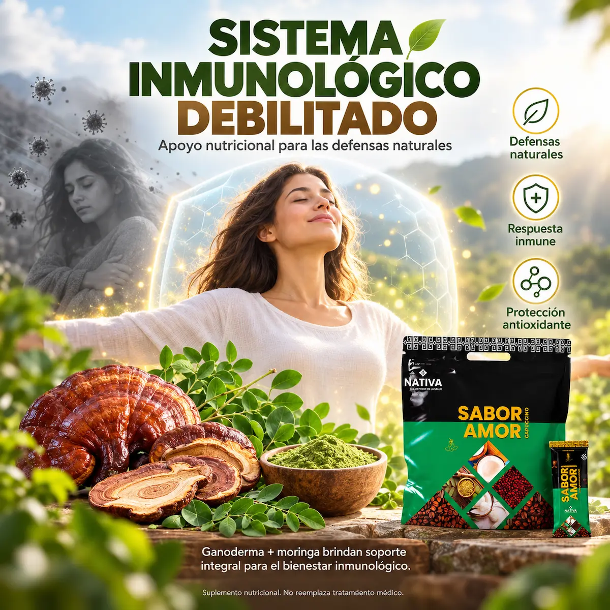 Defensas debilitadas en SABOR-AMOR
