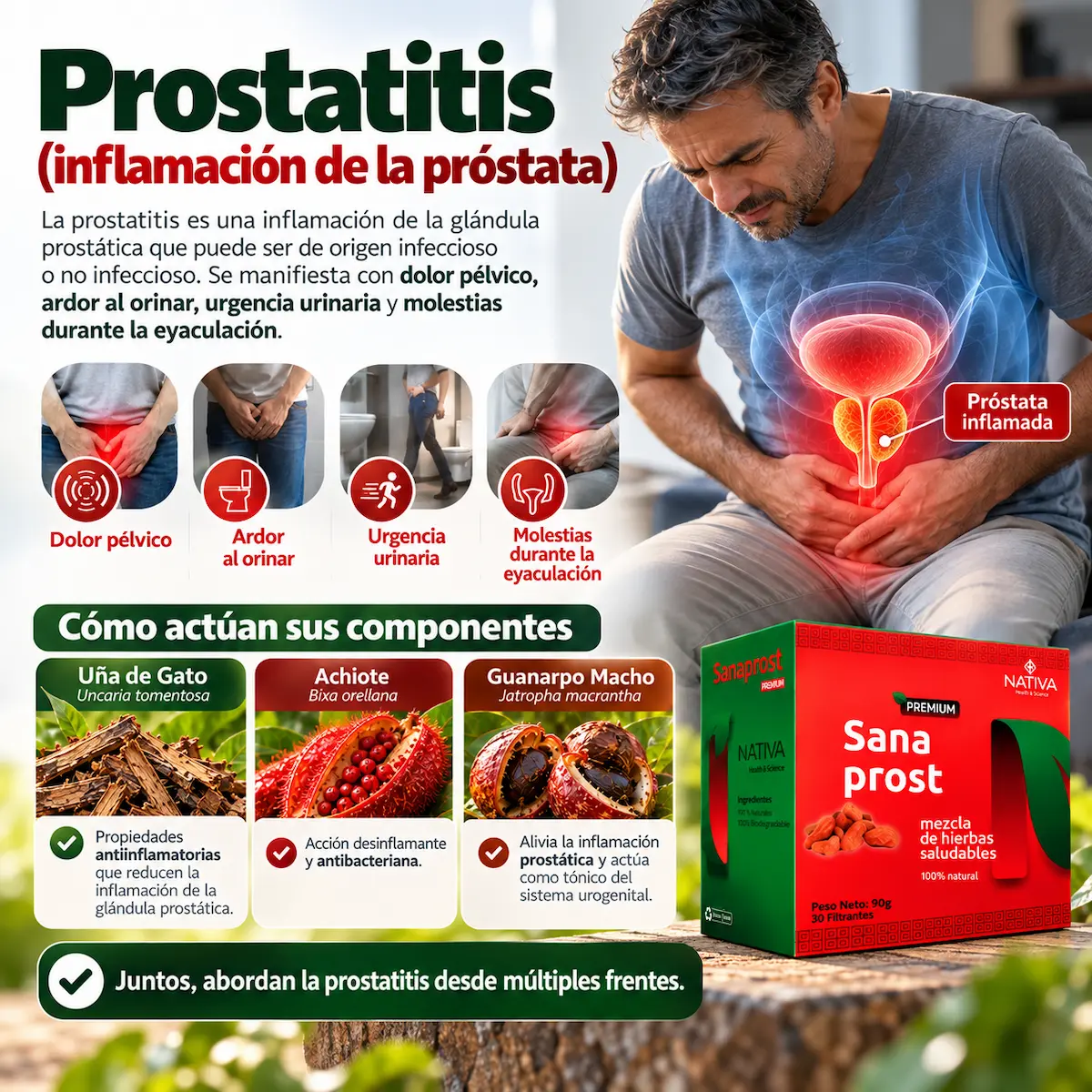 Información sobre prostatitis y Sana Prost
