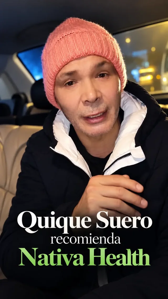 Kike Suero recomienda Nativa Health a su comunidad