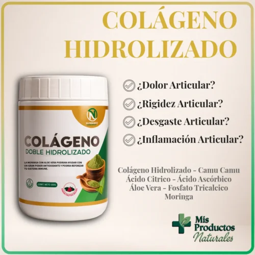 COLÁGENO DOBLE HIDROLIZADO | Frasco 330 gramos