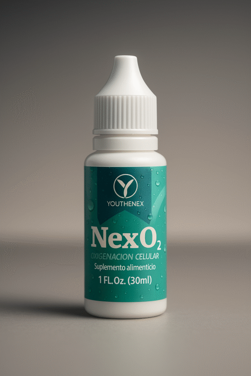 Frasco de Oxígeno Líquido Nexo2, solución mineral para diluir en agua