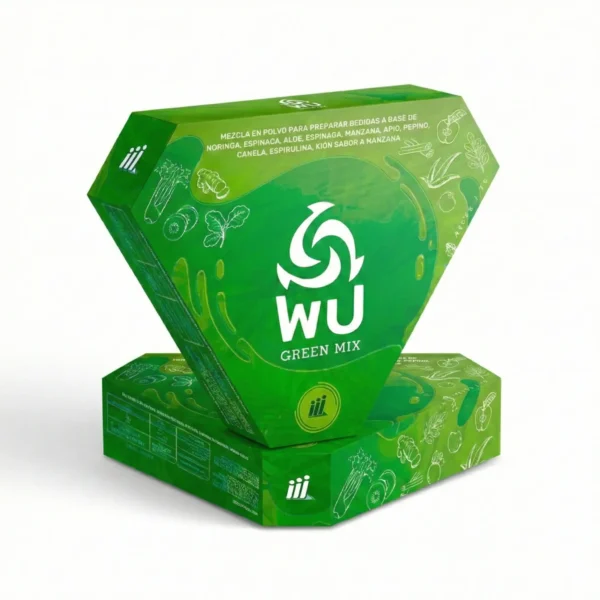 WU Green Mix Legacy Pack 2 Cajas (60 sticks) WU Green Mix Legacy pack 2 cajas 60 sticks jugo verde en polvo precio