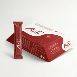 Caja de AL-C 12 sobres, el mejor alimento completo en polvo nutricional.