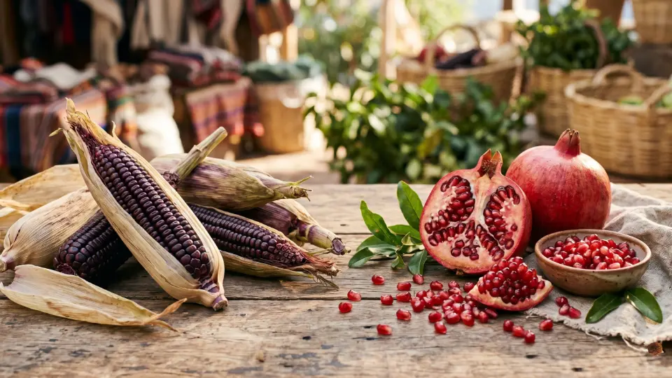 Maíz Morado y Granada