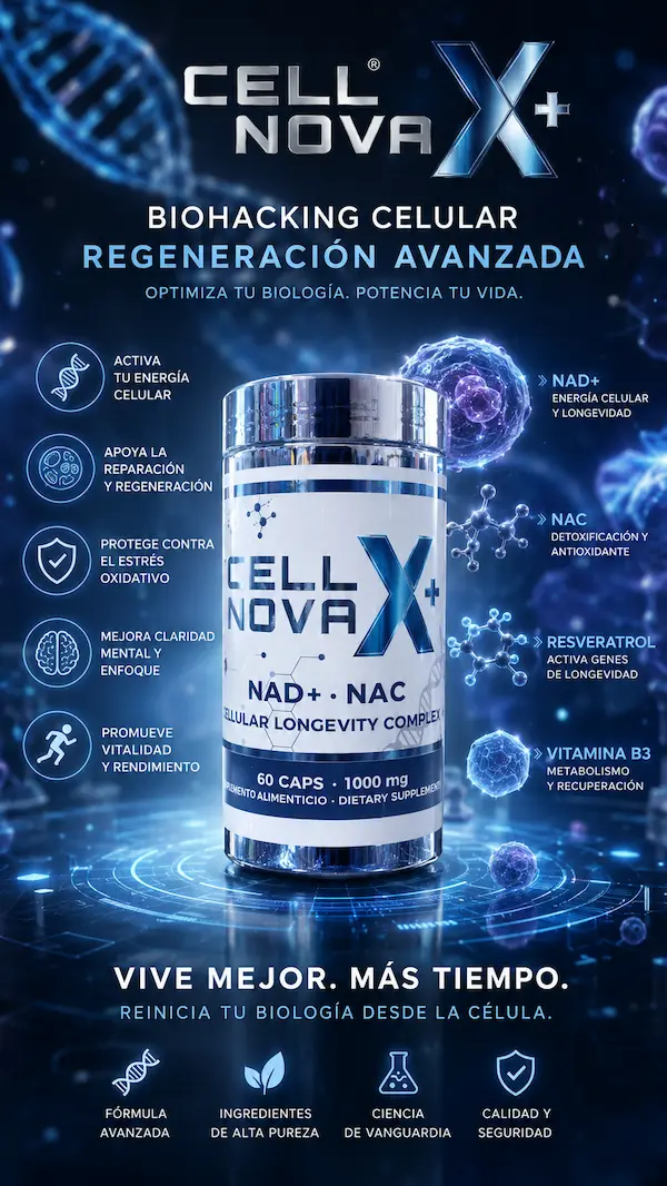 Cell Nova X Plus biohacking celular – regeneración celular avanzada