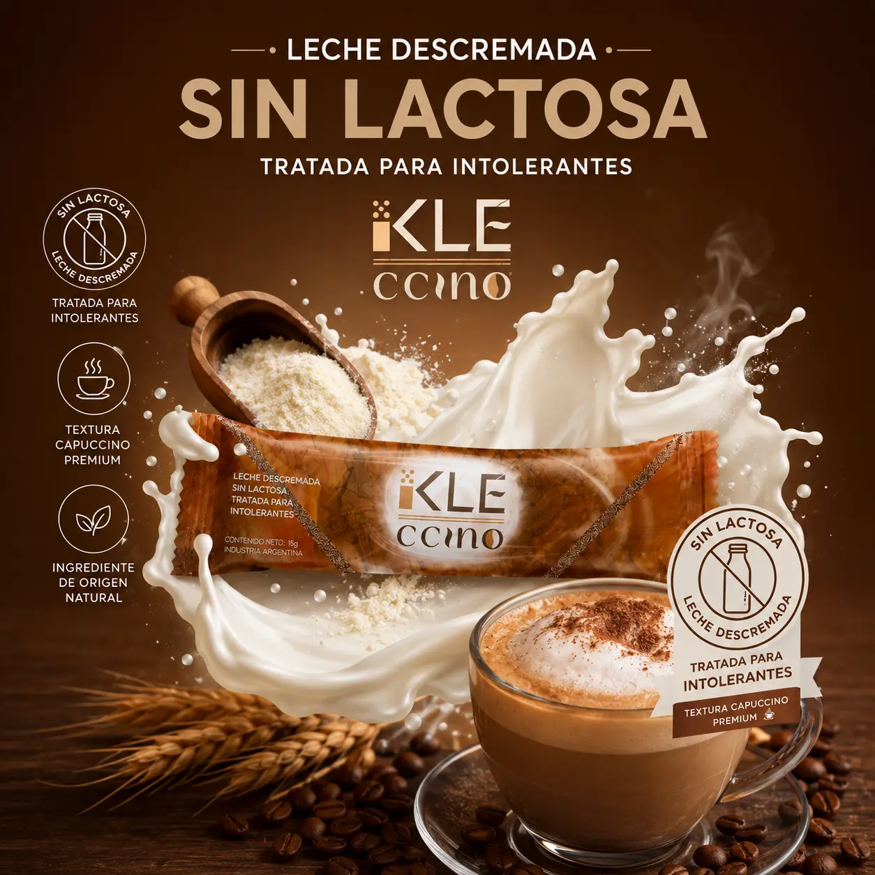 Leche Descremada Sin Lactosa – textura cremosa