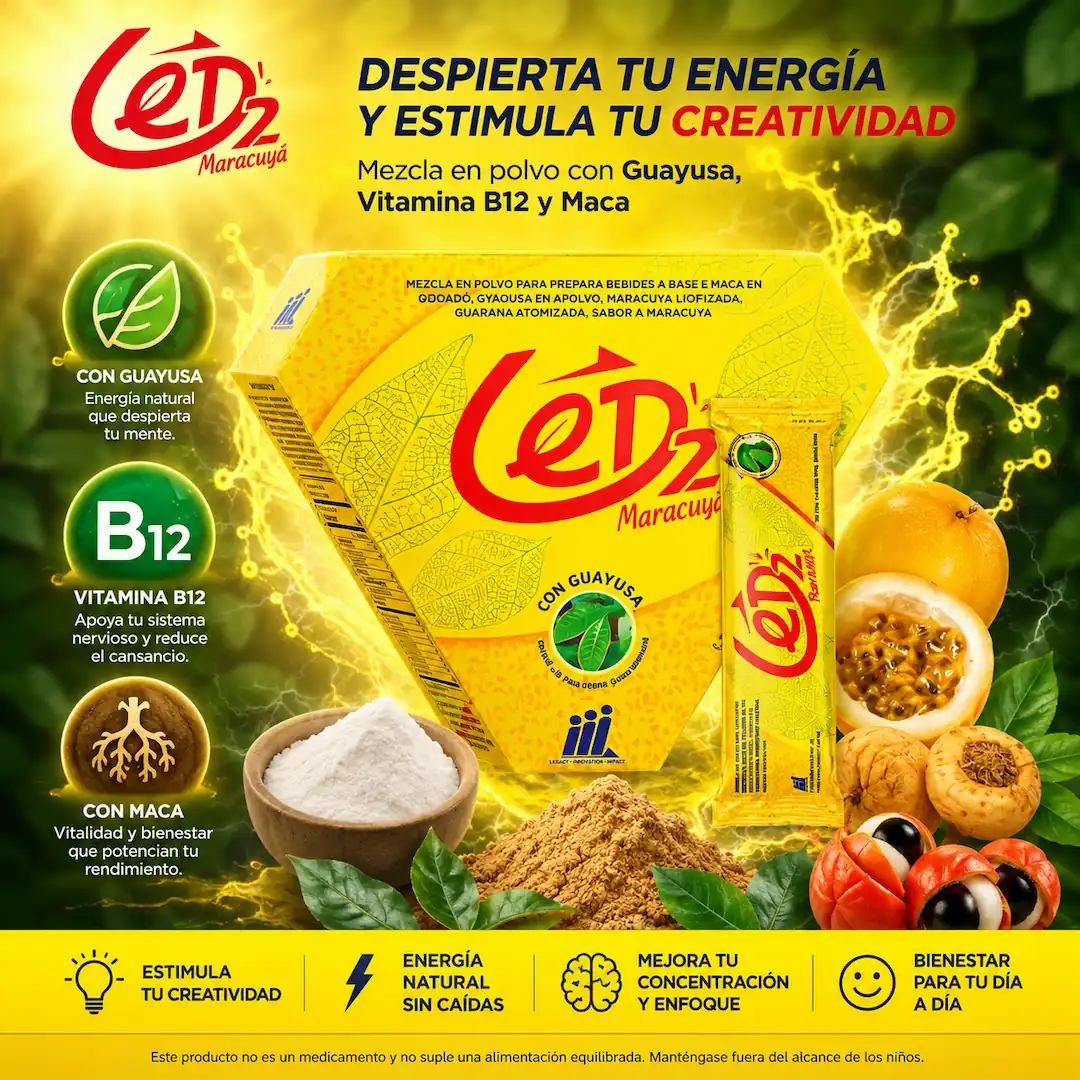 LED 2 Maracuyá para que sirve suplemento para la concentración y memoria – vitamina B12 para el cerebro