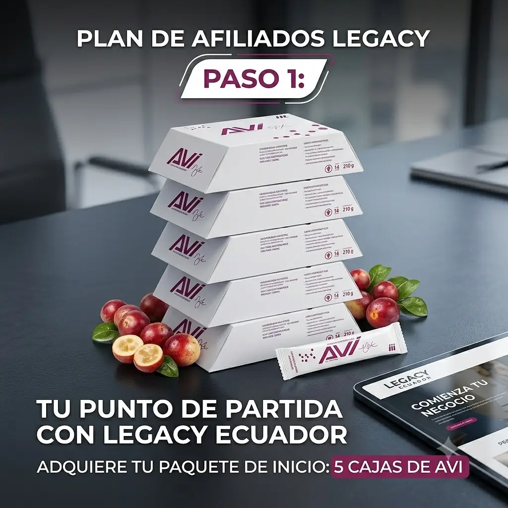 Comprar el paquete de 5 cajas de Colágeno Avi Legacy