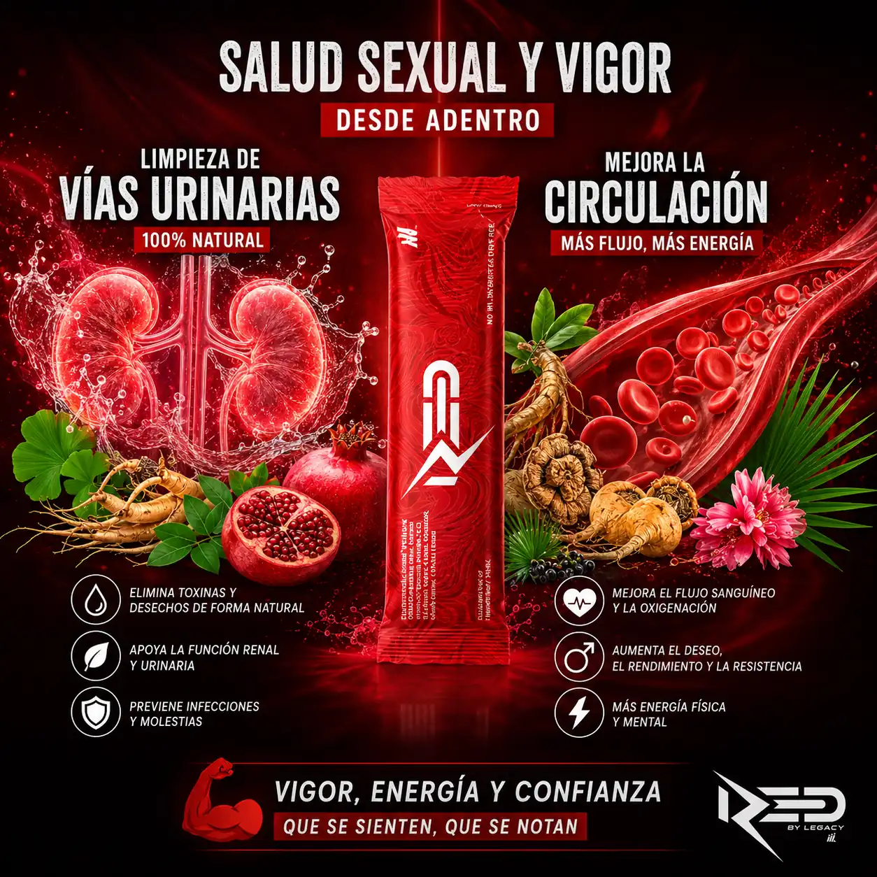 Mejorar la salud sexual y vigor con RED potenciador sexual natural