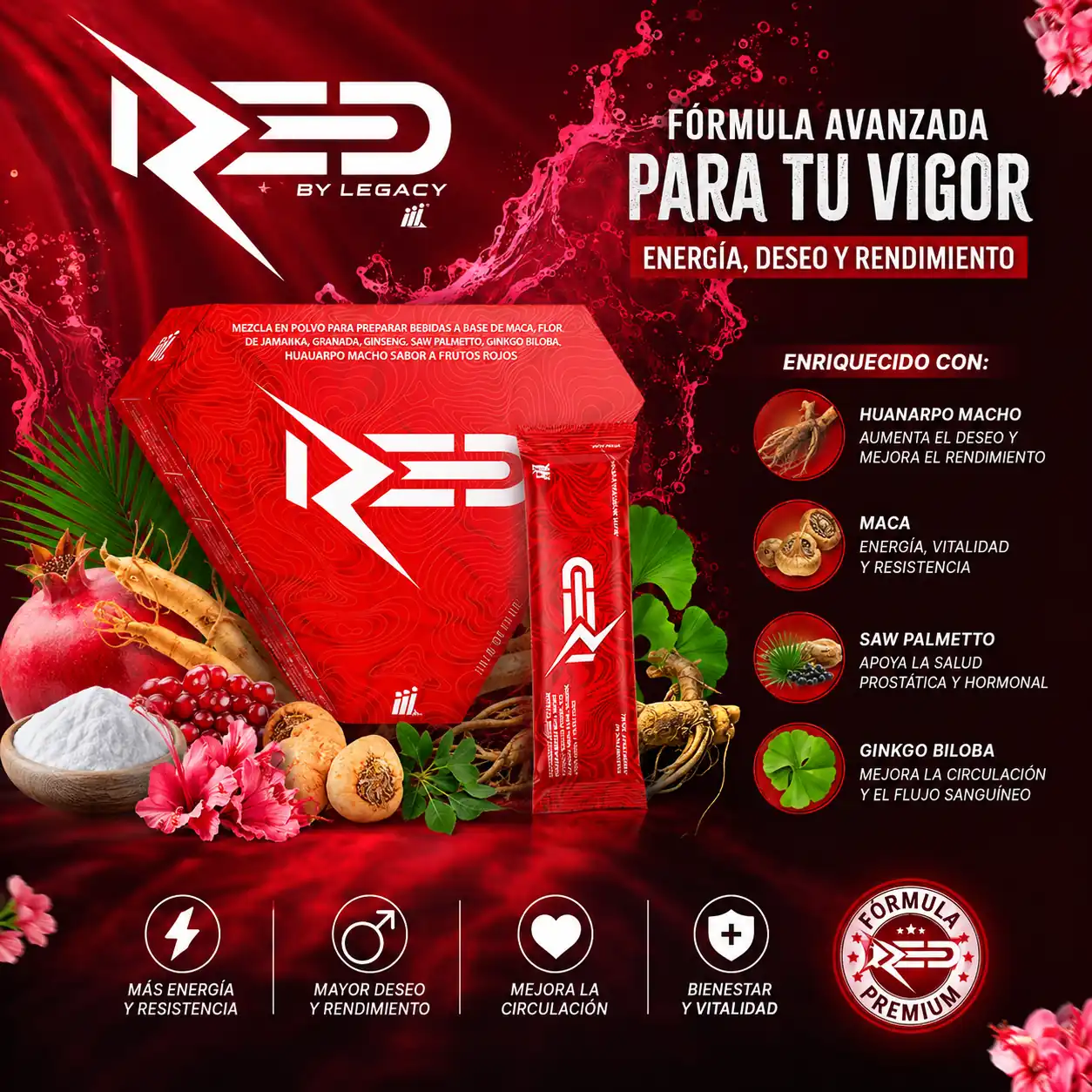 RED para que sirve potenciador sexual natural – suplemento para la circulación sanguínea